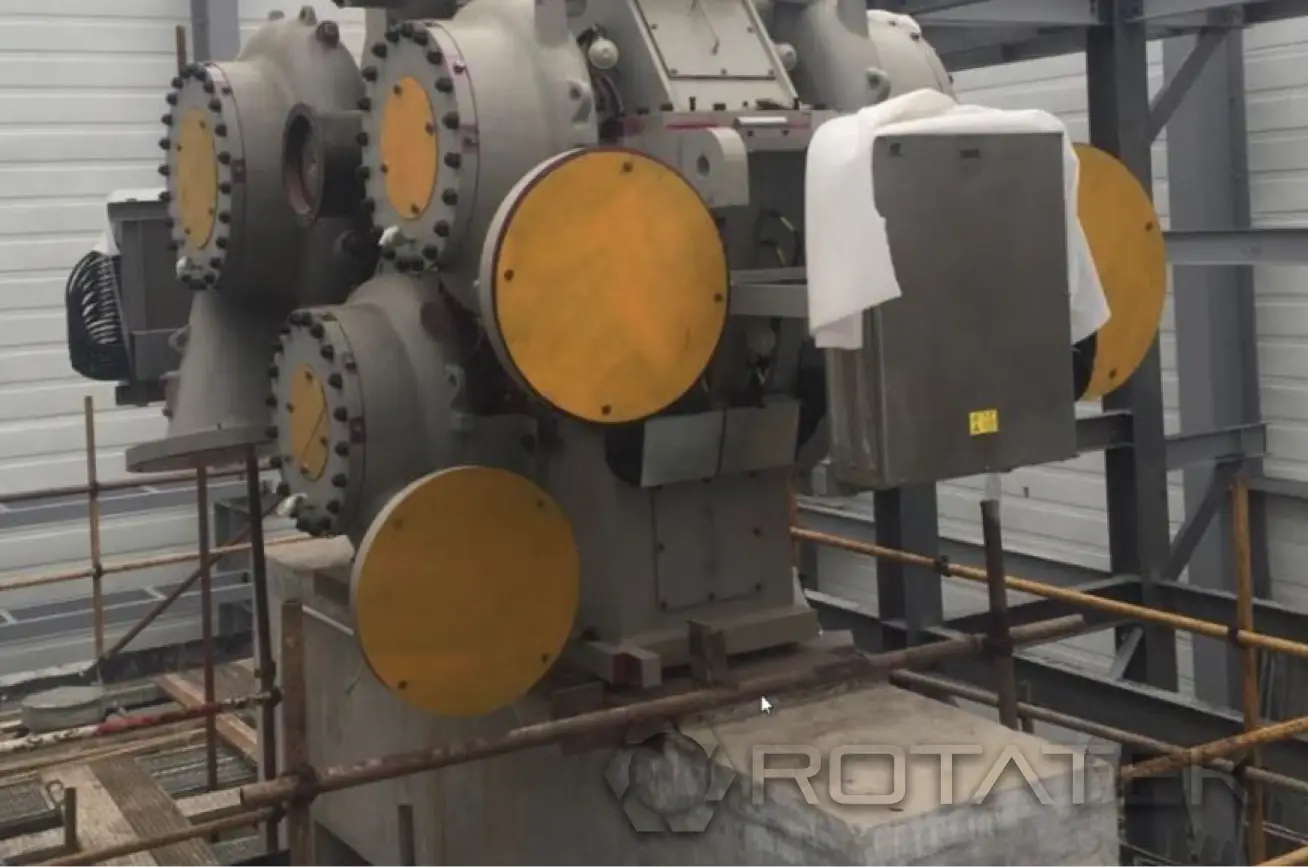 compressor foundation alignment service by ROTATEK