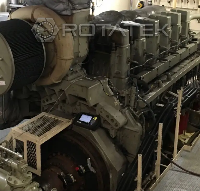 marine engine alignment service by ROTATEK